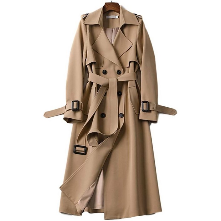 cammello 여성 심플 클래식 트렌치 코트 기본핏 S4XL