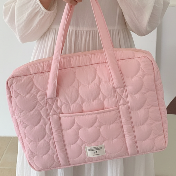 베르모어 데일리 보부상 대용량 노트북 가방, 핑크