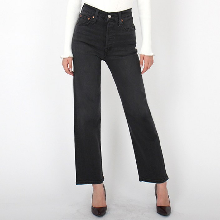 리바이스 리바이스 여성 청바지 립케이지 앵클 스트레이트 진그레이 726930134