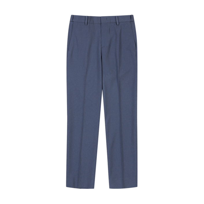 리버클래시 LJS27192 블루 슬림핏 투톤 노턱 셋업팬츠