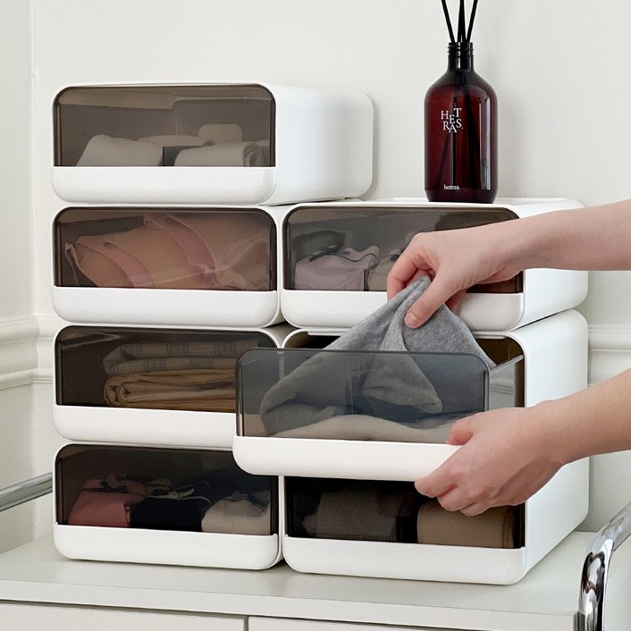 재구매1등 루시아이 칸막이 시크릿 속옷 서랍장, 1개, 1칸