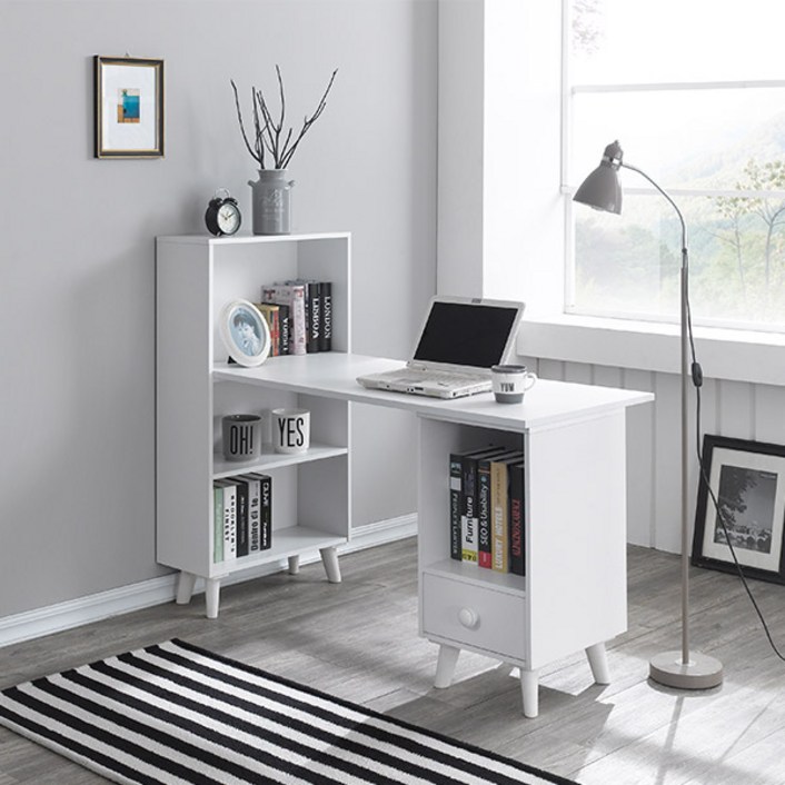 라움가구 치이즈 2R 미니 h형 서랍통 책상세트 (착불)