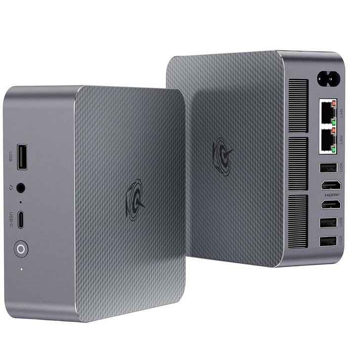 Beelink EQR6 미니 PC AMD Ryzen 7 6800U, 32GB LPDDR5 1TB PCIE4.0 SSD 듀얼 LAN 컴퓨터AMD Radeon 680M, 4K 디스플