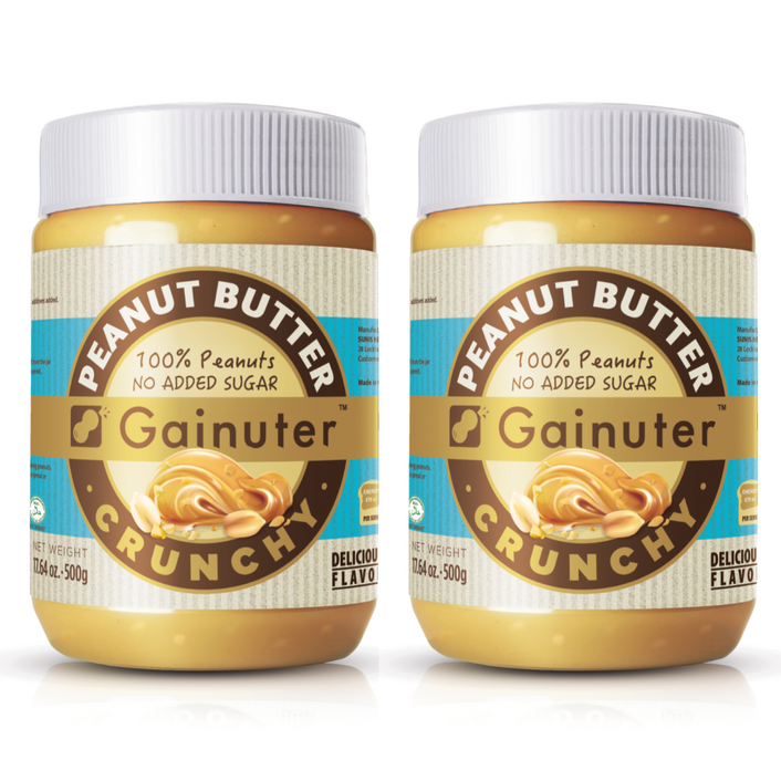제이넛터 무가당 100 땅콩버터 크런치, 2개, 500g