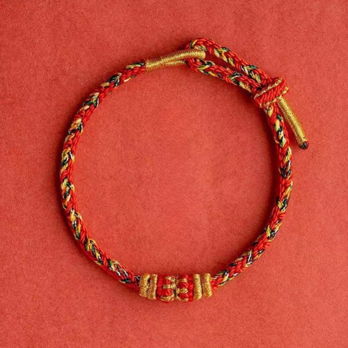 홍주 재물운 상승 12지간 수호신 매듭 팔찌
