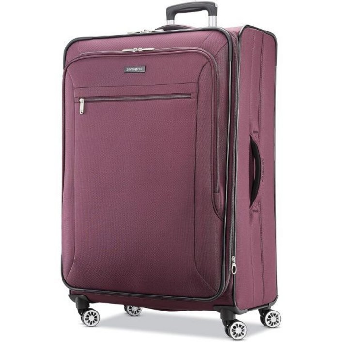 샘소나이트 아셀라 X 스피너 포함 소프트사이드 익스펜더블 러기지 블랙 체크대형 29인치 1319841041