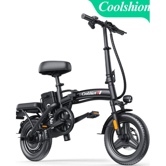에코e벨로 전기 자전거 접이식 출퇴근 가벼운 전동 자전거 와이프생일선물, 기본형