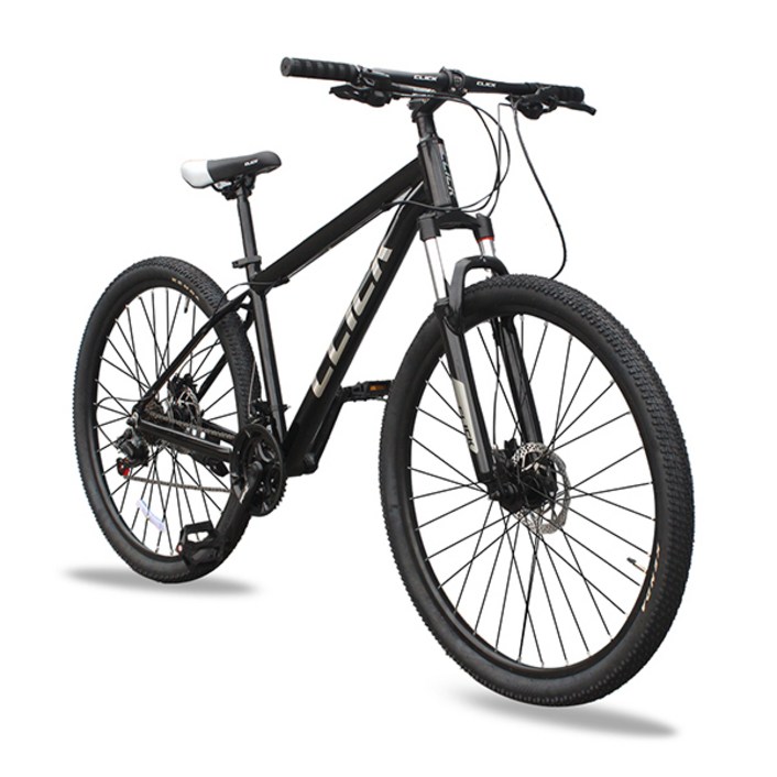 클릭 유압식디스크브레이크 토브27.5D 27.5인치 알루미늄 MTB 자전거 미조립, 유광블랙미조립, 1개, 180cm