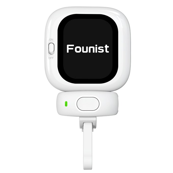 Founist 브이로그 미니 셀카모니터 맥세이프 자석 후면 미러링 AMOLED 스크린 700니트 아이폰 5-12 13 14 15 16 Pro 브이로그 라이브 스트리밍용 적용, Vlogmate mini, 1개