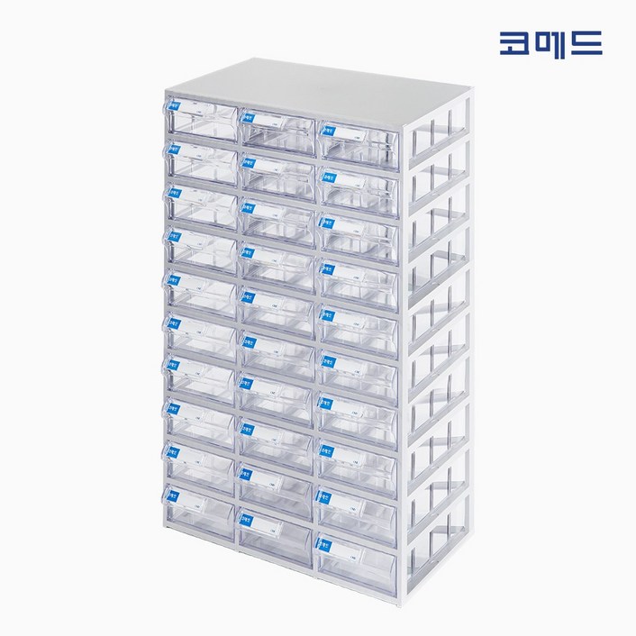 코메드 CMD50010 멀티박스 30칸 투명서랍장