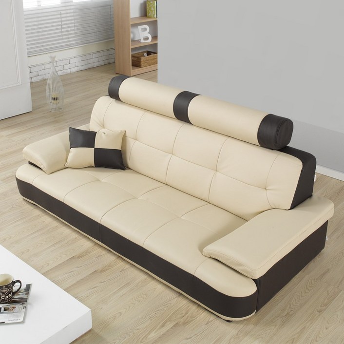 플로바움 신디 3인용 좌식 쇼파 낮은소파 방문설치, 아이보리 S339