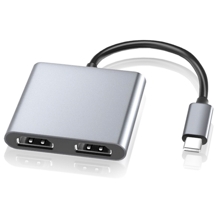 C타입 허브 HDMI 듀얼 모니터 젠더 분배기 컨버터 HDCP 넷플릭스 미러링 케이블 기능