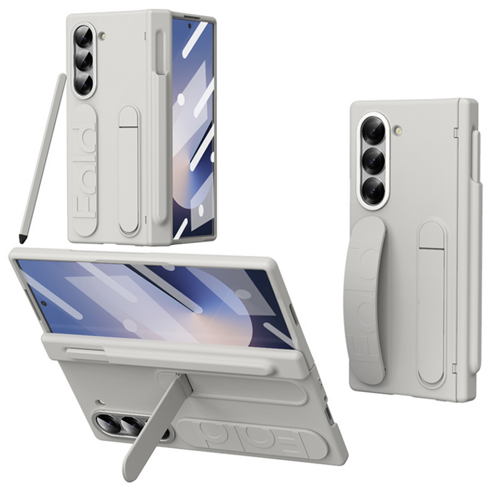 YINUO 갤럭시 폴드 케이스 핸드폰 힌지보호 그립 커버with S펜