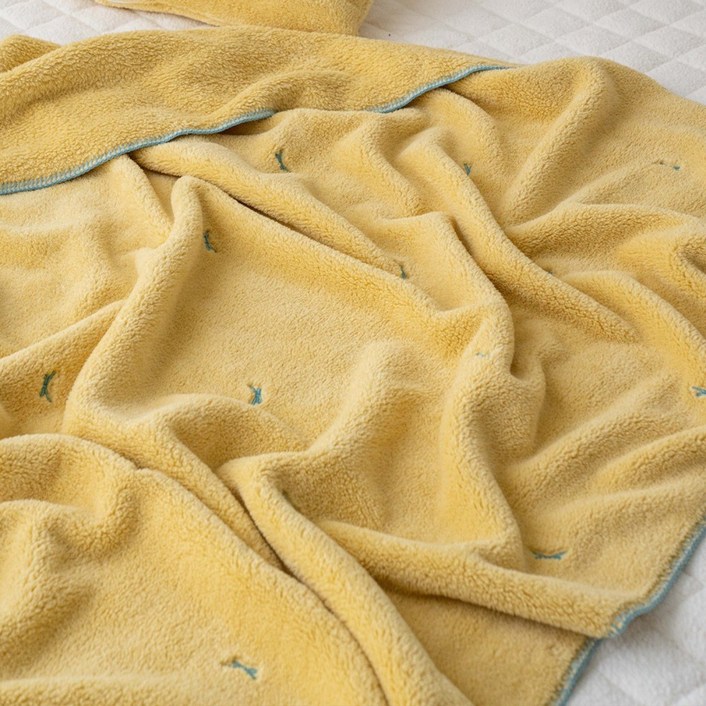 포근 리본 소프트 겨울담요 극세사 블랭킷 양모 무릎담요