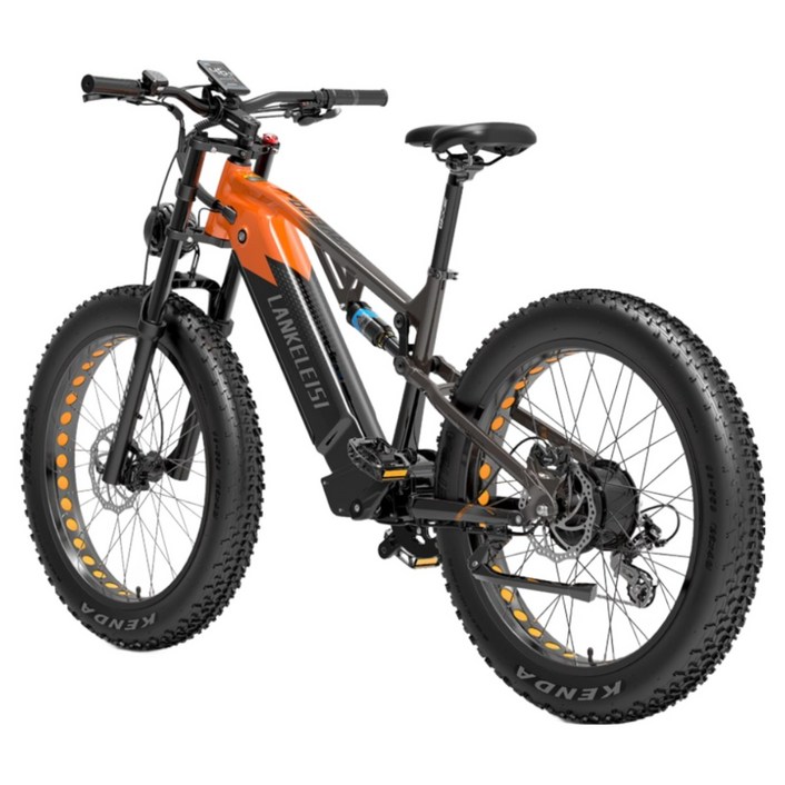 랑케레이시 RV800PLUS 전기자전거 26인치 48V20A 삼성셀 바팡모터750W 팻바이크 관부가세포함, 오렌지, 알루미늄