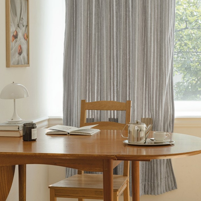 바자르 코코니 바람막이 극세사 방한커튼