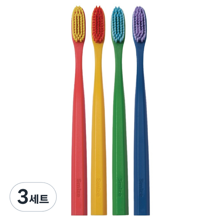 스마이즈 그래핀모 칫솔 3.5 오리지널 4종 세트, 4개입, 3세트