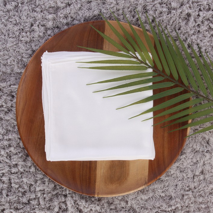 오가닉붐 프리미엄 대나무 100 기본 손수건 가제 10p