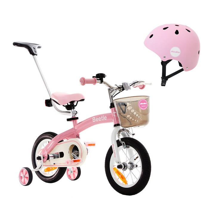 조코 비틀 유아동 체인 자전거12  어반 헬멧 세트