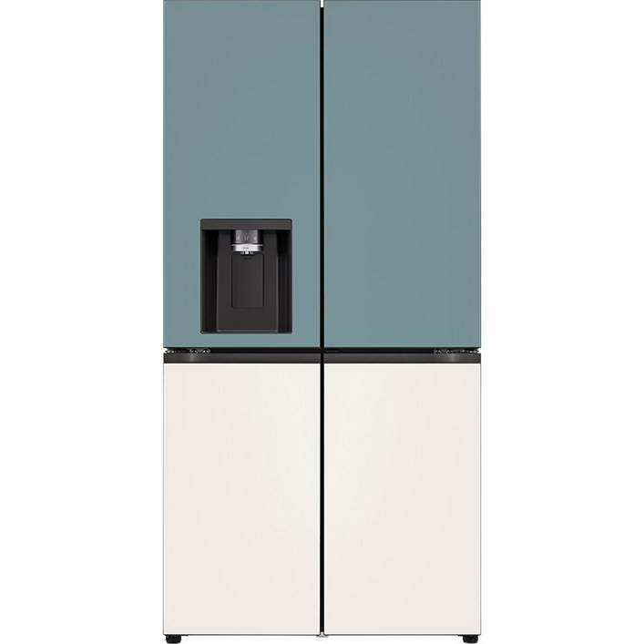 [색상선택형] LG전자 오브제 디오스 매직스페이스 얼음 정수기 냉장고 글라스 820L 방문설치 - 투데이밈