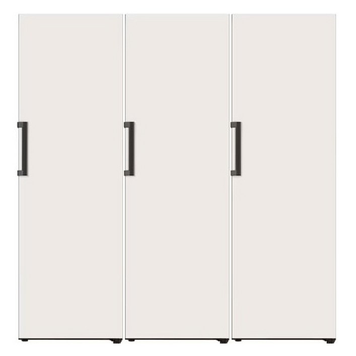 10 환급가전 색상선택형 LG전자 오브제 컬렉션 컨버터블 세트 메탈 좌열림 냉장전용고  냉동전용고  김치냉장고 세트 베이지 방문설치