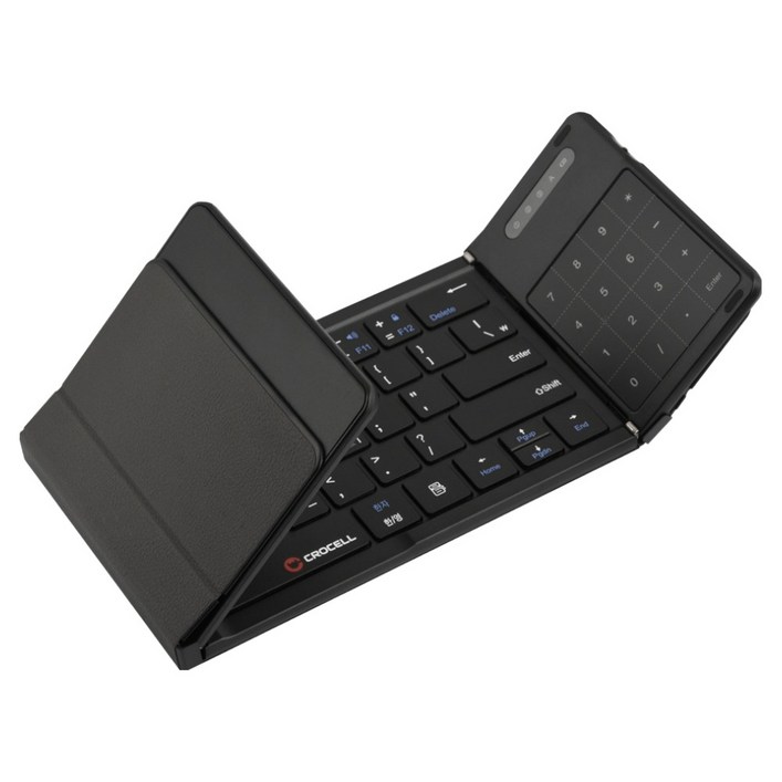 크로셀 블루투스 접이식 올인원 터치패드 숫자키패드 무선 키보드