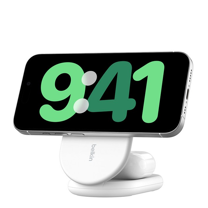 벨킨 부스트업 Qi2 15W 2in1 마그네틱 폴더블 고속 무선 충전기 1.5m