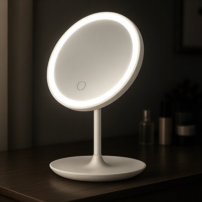 코지웰 LED 탁상거울 스마트 조명 IP1003