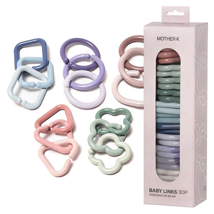 마더케이 유아용 베이직 고리 치발기 30p