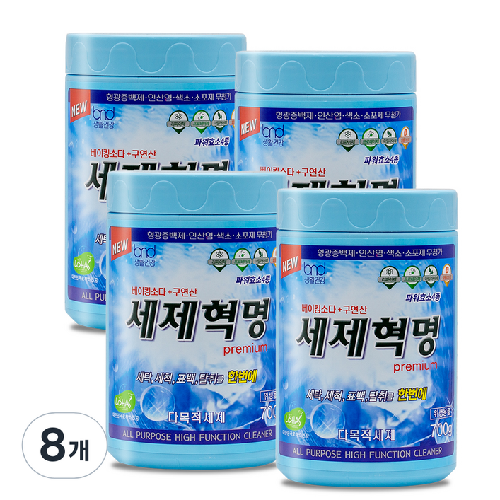 세제혁명 프리미엄, 700g, 8개