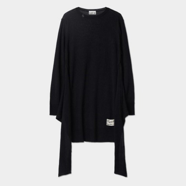 세터 여성용 타브 니트 랩 원피스