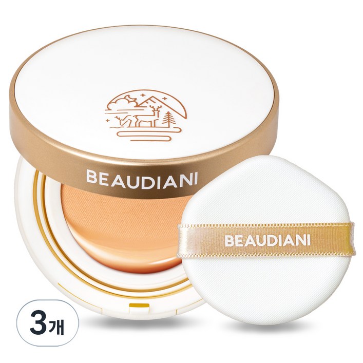 뷰디아니 메쉬 글로우 업 쿠션 파운데이션 12g, 3호딥커버데일리, 3개