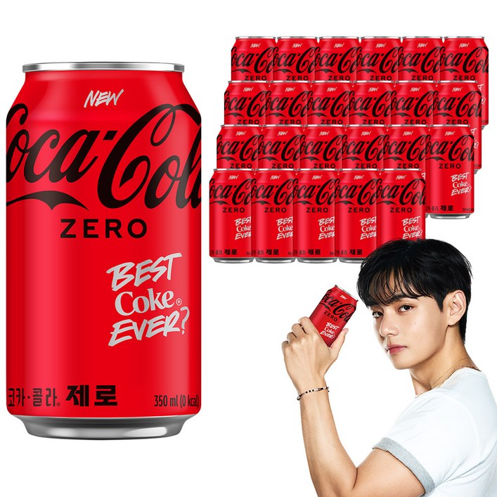 코카콜라 제로, 350ml, 24개