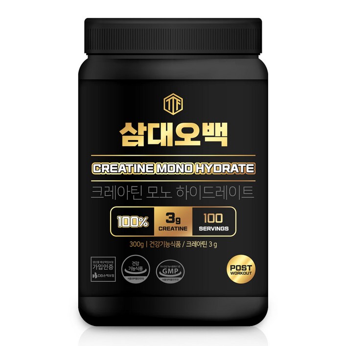 삼대오백 크레아틴 모노 하이드레이트, 300g, 1개 삼대오백 크레아틴 모노 하이드레이트, 300g, 1개