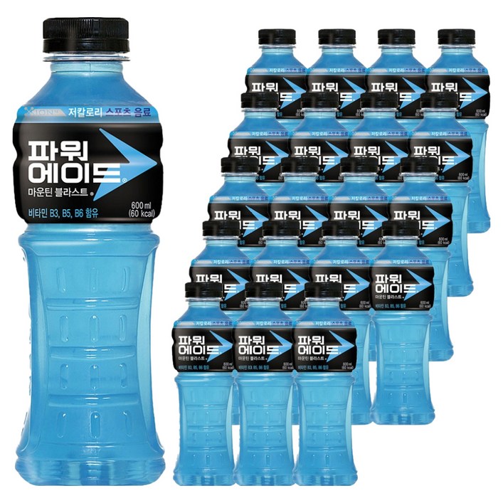파워에이드 마운틴블라스트, 600ml, 20개