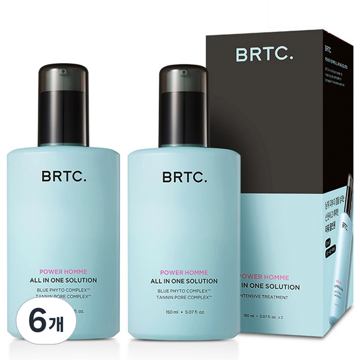 비알티씨 파워 옴므 솔루션 올인원, 150ml, 6개