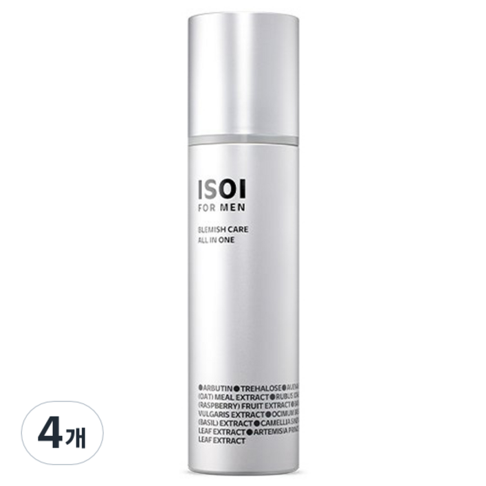 아이소이 포 맨 블레미쉬 케어 올인원 로션, 100ml, 4개