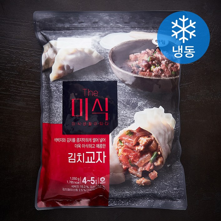더미식 김치교자 냉동, 1.05kg, 1개 더미식 김치교자 냉동, 1.05kg, 1개
