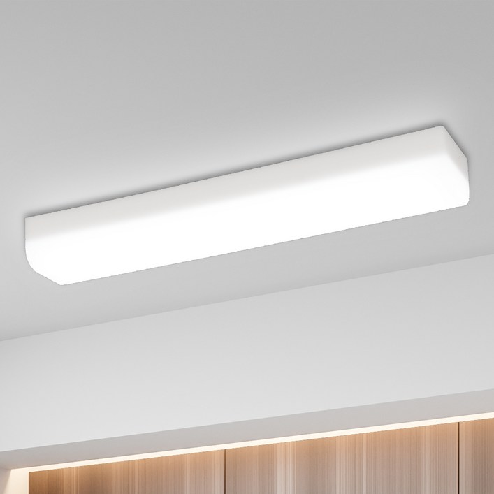 연하 은가비 유백 터널등 욕실등 삼성칩 LED20W, 화이트  주광색