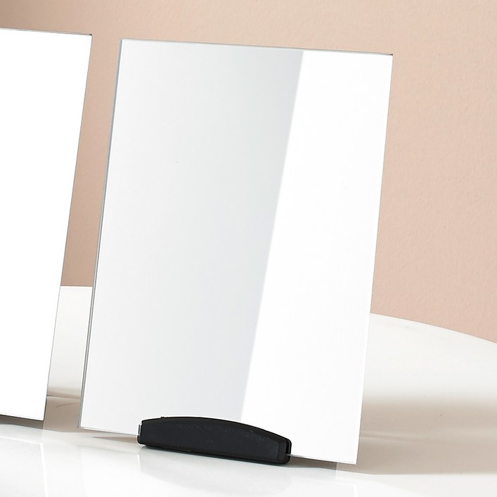 온맘컴퍼니 프랑 컴팩트 직사각 탁상거울, 단일 색상