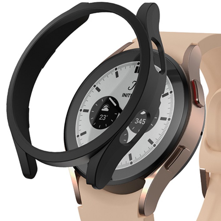 신지모루 하드커버 스마트워치 케이스, 블랙, 1개