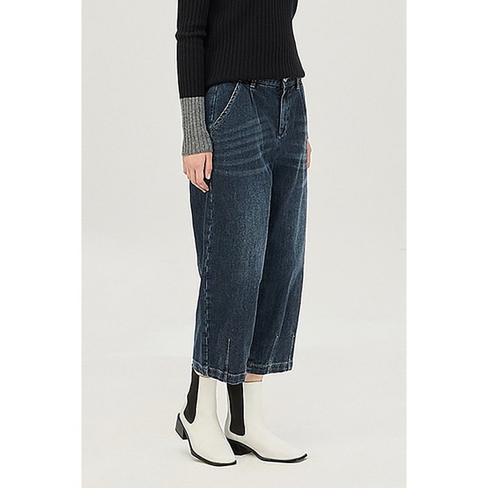 베네통 항아리 배기핏 데님 팬츠 BADPA4561