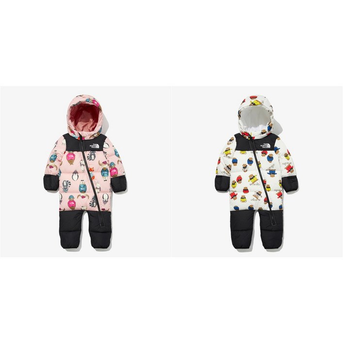 노스페이스키즈 아기 우주복 NQ1DM95 인펀트 눕시 원피스 INFANT NUPTSE ONE PIECE (백화점정품)ST6592