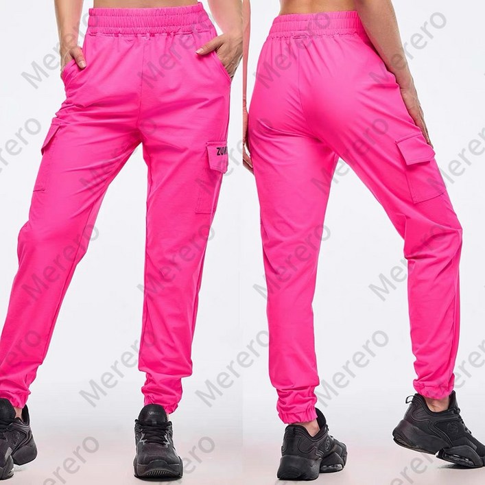 Merero ZW줌바룩 헬스복 캐주얼 트레이닝복 댄스 체조 요가 슬랙스 속건 팬츠 에어로빅복 재즈 댄스 줌바 댄스 바지