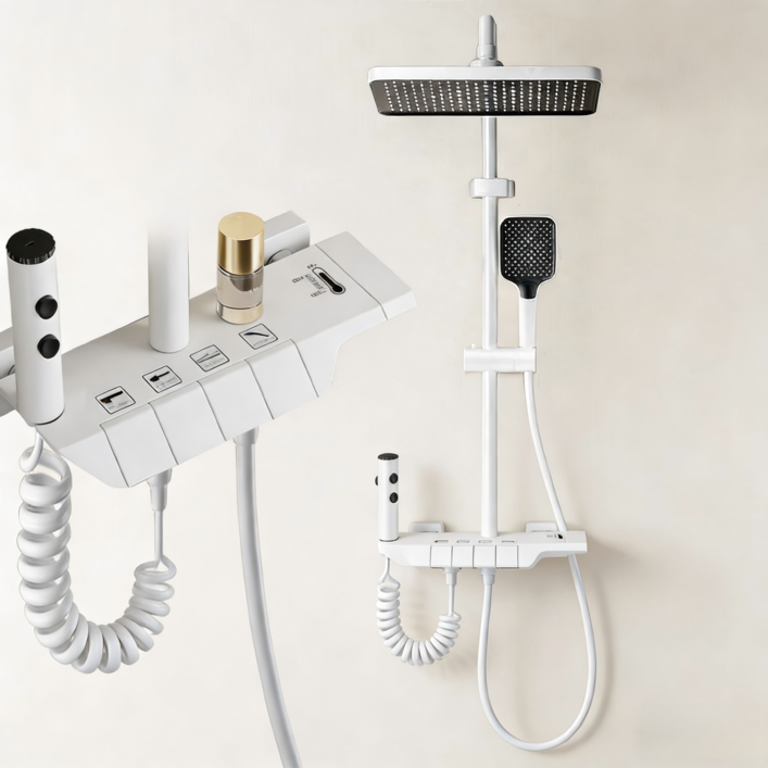 샤워기 심플하고 세련된 합금 해바라기샤워기