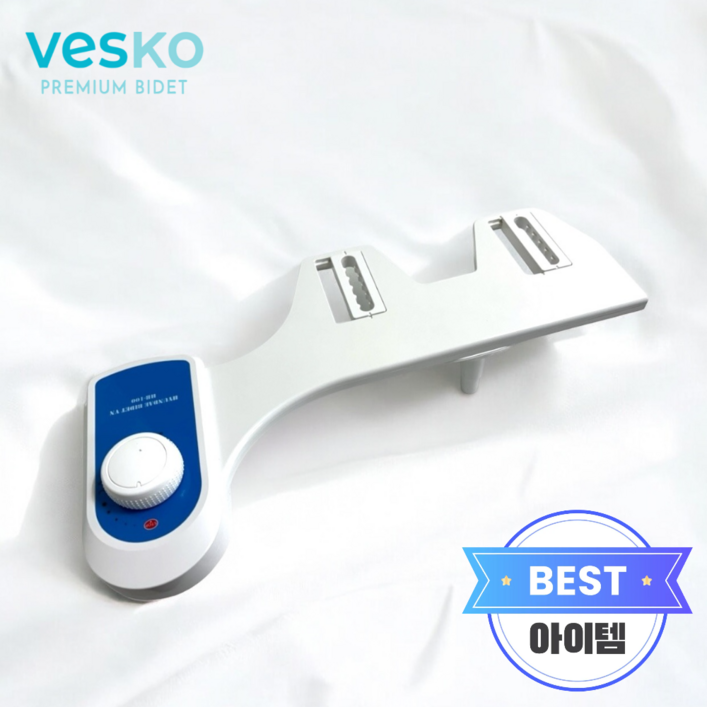 전기세0원여행필수템 간편한 자가설치 필요한 기능만 탑재 프리미엄 전기 필요없는 베스코 기계식비데 HB100, HB100, 고객직접설치