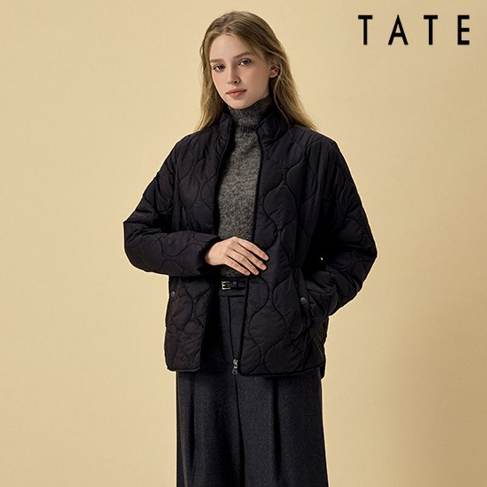 테이트 TATE 여성 퍼 덕패딩 822454