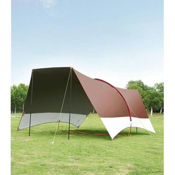 최신형 블랙코팅 대형 하비 차박 돔 텐트 쉘터 그늘막 타프 원드스크린 캠핑용품