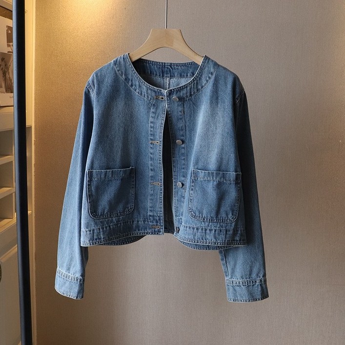 딜릿 가을 여성 데님 재킷