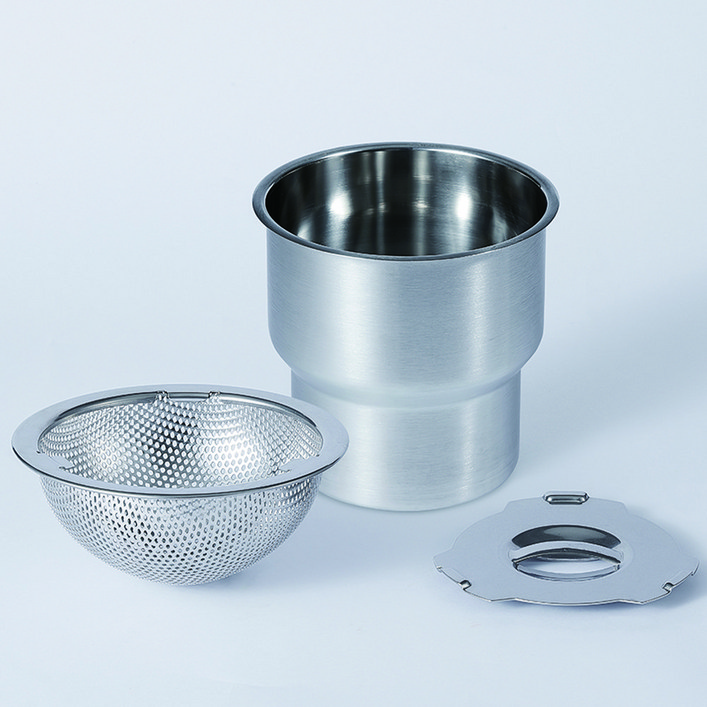 미강 싱크홀 올스텐 싱크대 배수구 거름망 커버 풀세트 국산 스텐 304, 1개, B타입 배수관거름망커버 풀세트